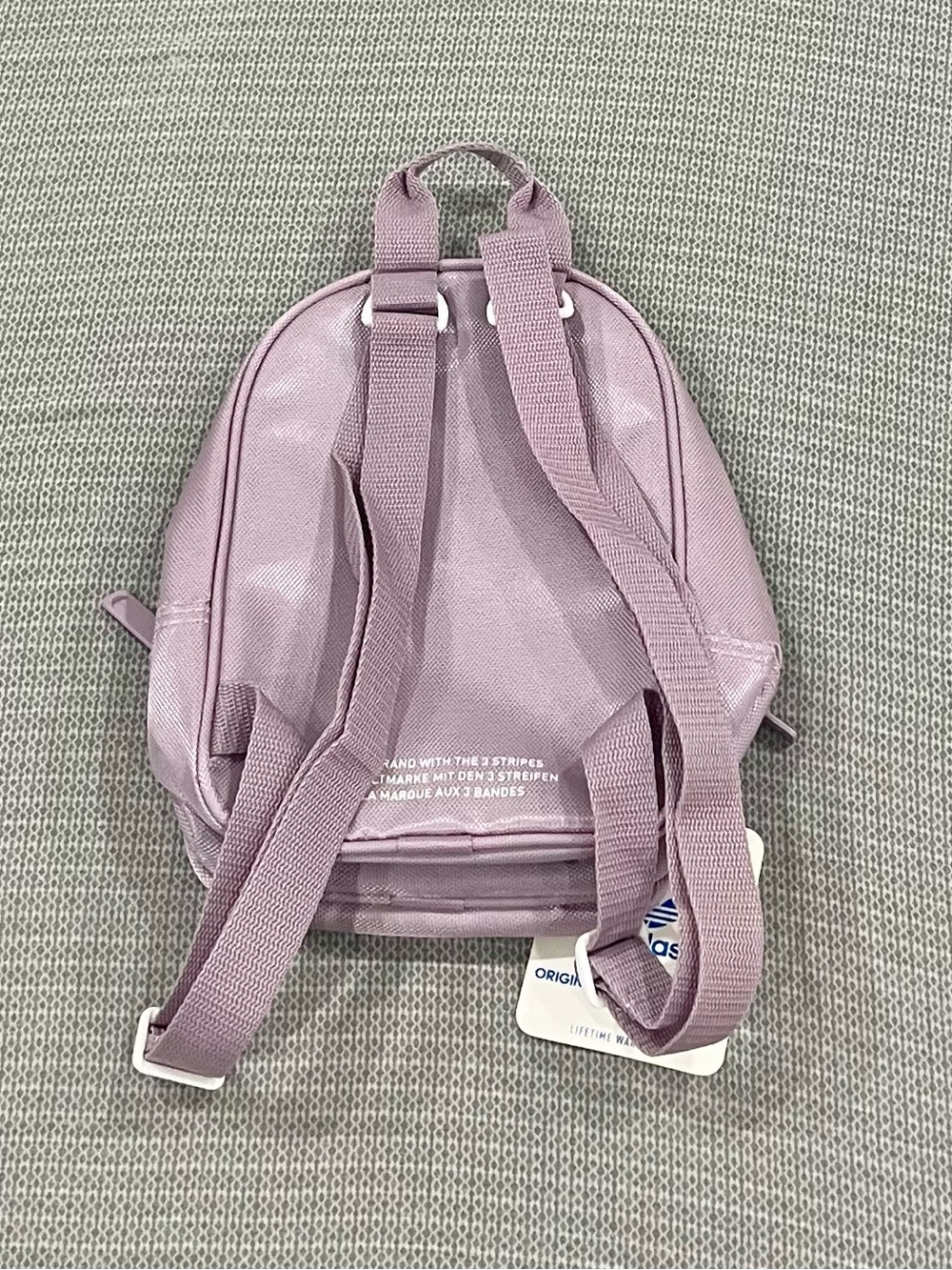 adidas Lilac Trefoil Mini Backpack - Picture 4 of 5